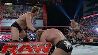 Randy Orton & JBL Attack Triple H RAW Apr 14,2008