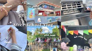 After School Vlog  | ke salon, momoyo, nugas di rumah eca ^^