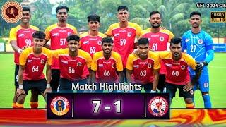 Calcutta football league 2024||east bengal vs tollygunge agragami||Match Highlights