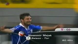 Sławomir Majak gol Hansa - Wolfsburg 1-1 Bundesliga 28.10.2000