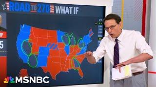 Watch: Steve Kornacki breaks down Kamala Harris' starting point in polls as race reboots