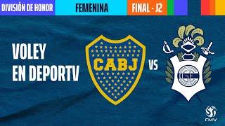 Boca Jrs  Gimnasia LP - Final - Juego 2 - División Honor Femenina - Vóley Metropolitano