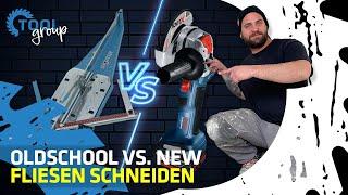 FLIESEN SCHNEIDEN - Bosch GWX 18V-7 X-LOCK Winkelschleifer vs. Fliesenschneidmaschine || ToolGroup