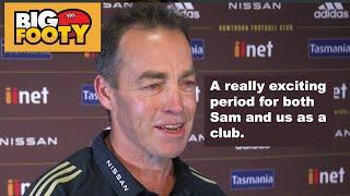 It's unbelievably exciting. - Alastair Clarkson on transition to Sam Mitchell as Hawthorn coach