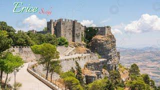 Erice Sicily Italy: Beautiful 4k Video of Erice Sicile, Trapani, Sicilia, Sicilia