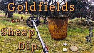 Metal detecting, goldfields and sheep dip :)