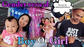 Gender reveal of our second child