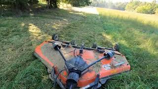 helping out the neighbors and possibly a new hay field