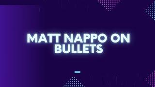 Matt Nappo aka Minddog Sees the Bullets Fly!