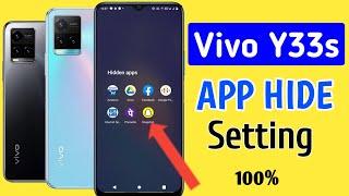 Vivo y33s me app hide kaise karen/vivo Y33s app hide setting kaise kare/Apps hide