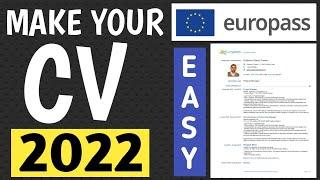 How To Make Europass CV In Just 5 Minutes | Europass CV kaise Banaye | How To apply jobs in Europe