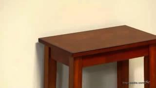 Turner Chair Side Table - Oak - Product Review Video