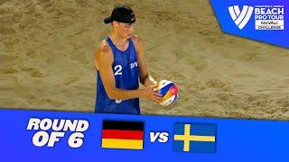 Sagstetter/Sagstetter vs. Hölting Nilsson/Andersson - Round of 6 Highlights | Nuvali #BeachProTour