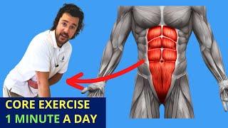 Core Exercises for 1 Minute a DayNo Equipment, Very Easy