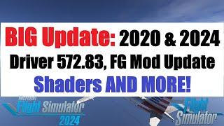 New Driver 572.83, Frame Gen Mod Update, New Profile Inspector | Microsoft Flight Simulator