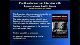 Emotional Abuse: 30 Year Abuser-Blog Interview | Domestic Violence | Abusive Relationship | Marriage