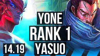 YONE vs YASUO (MID) | Rank 1, Rank 1 Yone, Comeback, 10/4/13 | EUW Challenger | 14.19