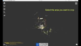 Point Cloud Cropping using Recap