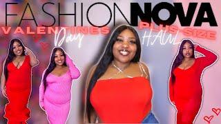 FASHION NOVA CURVE TRY-ON HAUL | Valentines Day Outfit Ideas 2021