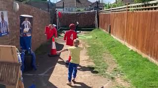 5 year old Brighton and hove Albion fan Jax day 40 of isolation steve sidwell lob v Bristol City