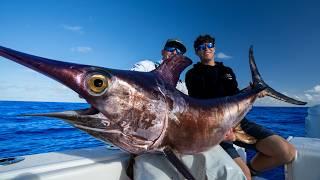 LUCKIEST Catch Ever! Purple Deep Sea Swordfish! Catch Clean Cook