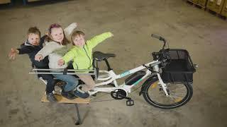 The Yuba Spicy Curry Electric Cargo Bike⎪Made for Big Loads and Wiggly Kids