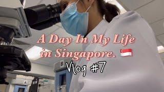 Singapore Vlogs : Med Tech life | Post-night shift routine | Online purchase |  Sunday church ️