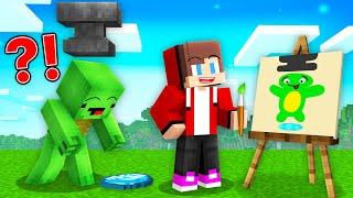 JJ use DRAWING MOD to Prank Mikey in Minecraft (Maizen)