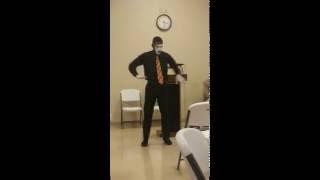 Donnie Mcclurkin-Stand Exciting Gospel Mime Cover!!!!! (Beneal Smith@First Baptist)K&K Mime Inspired