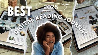 The BEST 2025 Digital Reading Journal ️ | Easy Setup | Goodnotes Tips on iPad For Beginners