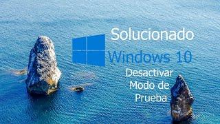 Activar o Desactivar ¡Modo de Prueba! en Windows 10