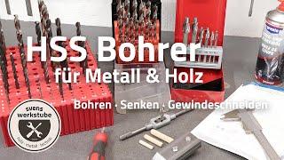 HSS Bohrer für Metall und Holz - Bohren, Senken und Gewindeschneiden