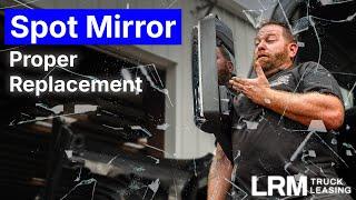 Replacing your lower spot mirror!