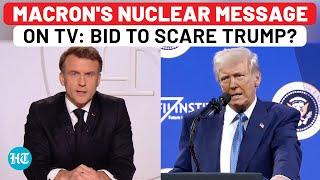 On TV, Macron's Nuclear Weapon Message: Bid To Scare Trump As US Pressures Europe On Ukraine?| NATO