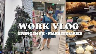 vlog  realistic corporate life 7-4, makati diaries, coffee, commute, budget days, silent vlog ●