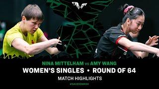 Nina Mittelham vs Amy Wang | WS R64 | Saudi Smash 2024