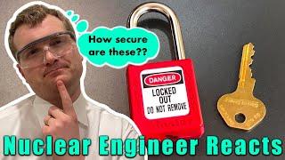 Nuclear Engineer Reacts to LockpickingLawyer "The Master Lock Paradox - Model 410 LOTO Padlock"