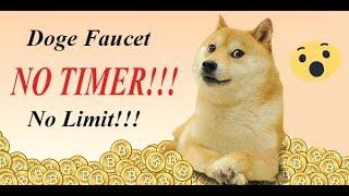 Doge faucet l NO TIMER l NO LIMIT