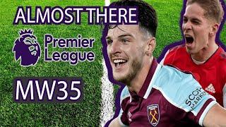 BETTING On My Premier League Simulator | Game Week 35 (EPL predictions) | Betting Tips