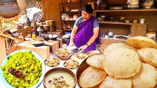 Traditional village Rice puri recipe | Village cooking | traditional lifestyle | Village food