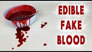 Edible Fake Blood Recipe