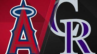 Angels smack 3 homers to power past Rockies: 5/9/18