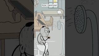 how i animate!  (best animation memes) #shorts