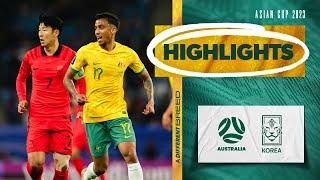 Australia v Korea Republic | Highlights | AFC Asian Cup 2023