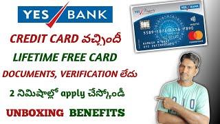 YES Bank Credit Card Unboxing and review|Yes bank finbooster credit card| #yesbank