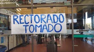 Paro con toma del Rectorado en la Universidad Nacional de San Luis  #Argentina #video