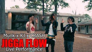 Munk x KJ x Crash - Jigga Flow (Live Performance) @SNGFilmz