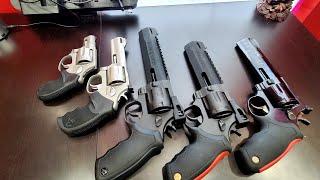 Taurus revolvers review. 856, Tracker, Raging Hunter and Raging Bull.