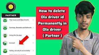 How to Delete Ola driver Account permanently? | Ola driver id delete kaise karen