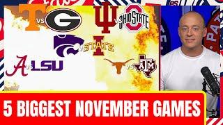 College Football's 5 Biggest November Games - Josh Pate Cut